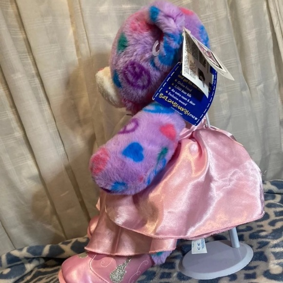 Build a bear peace & hearts bear - Picture 8 of 9